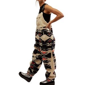 Free People Tribal Print Overalls